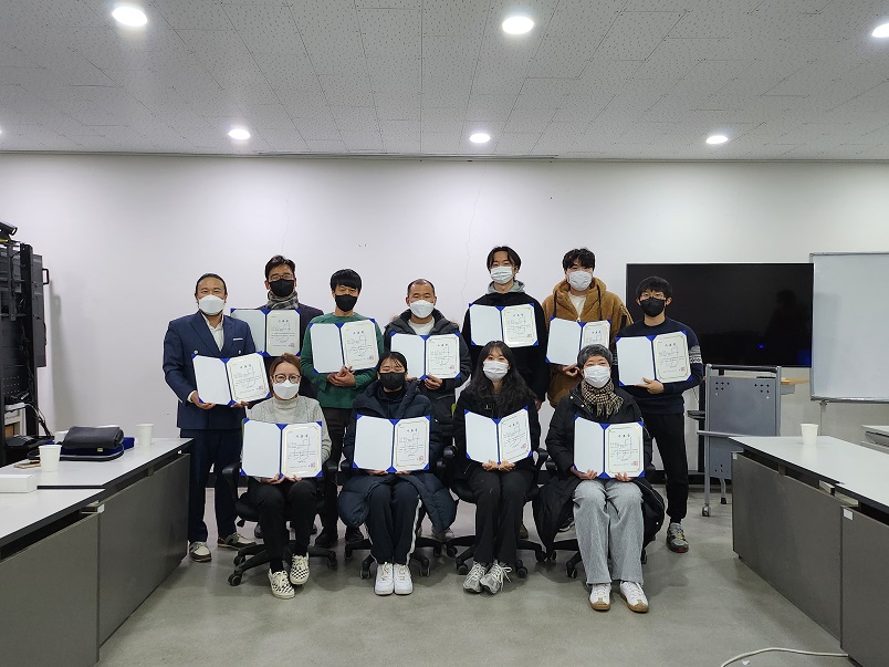 가구 디자인 창작 공간 운영사업” 예비창업자 양성과정(가구 전문가 7기) 교육생 수료식